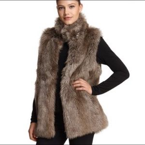 AQUA Faux Fur Reversible Vest